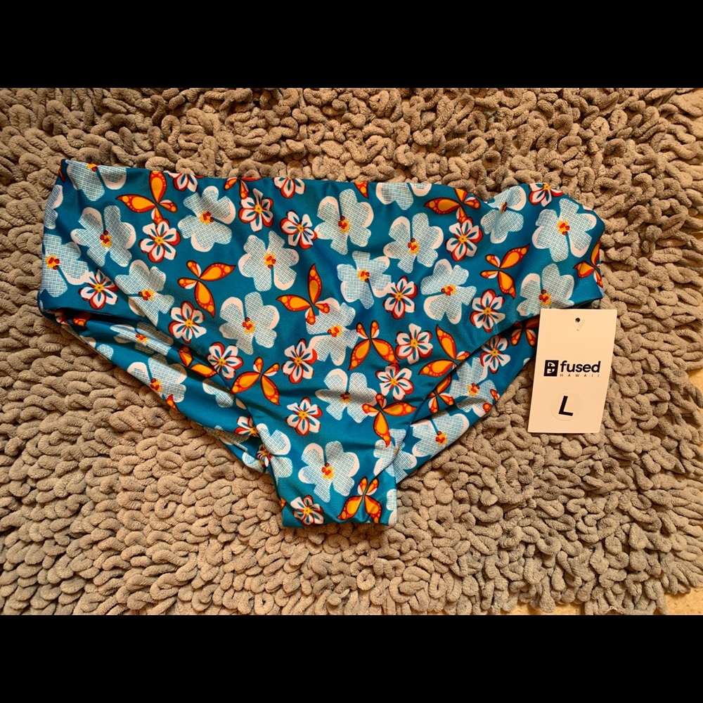 Fused Hawaii kona orange and blue Large